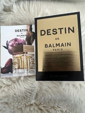 Balmain Destin Eau de Parfum Sample - NWT card